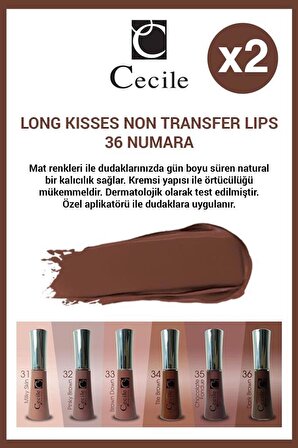 Cecile Long Kisses Lip Gloss 36 X6